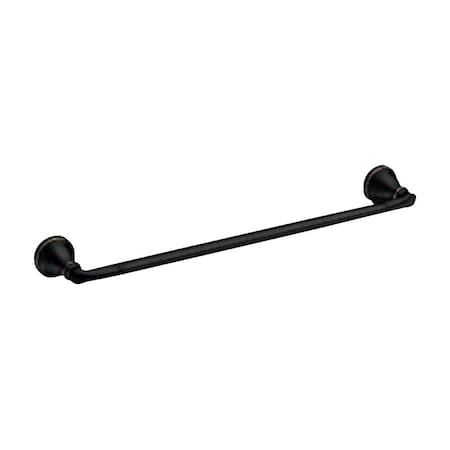 Moen Moen Hilliard Brushed Bronze Towel Bar 24 in. L Metal MY2724BRB